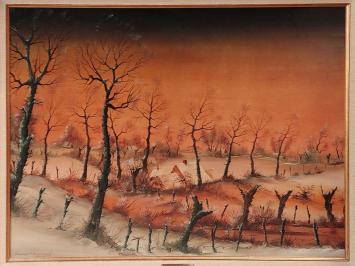 Olieverfschilderij van de kunstenaar Raymond Boonaert