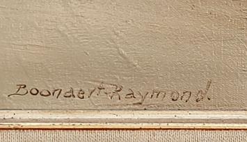 Belgische kunst van de Belgische kunstenaar Raymond Boonaert