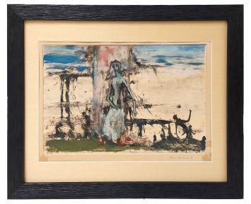 Monotype van de Belgische kunstenaar René De Coninck kopen