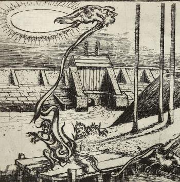 Grafisch werk van R. De Coninck uit 1970