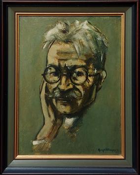 Olieverf op paneel van Remy de Pillecyn