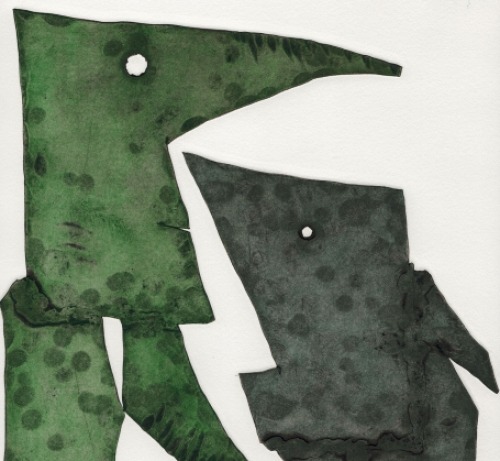 Kunstwerkje van de Belgische kunstenaar Reinhoud D\'Haese