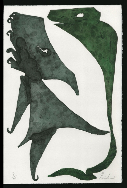 Gedicht van Hugo Claus en ets van Reinhoud D\'Haese