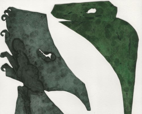 Kunstwerkje van de Belgische kunstenaar Reinhoud D\'Haese