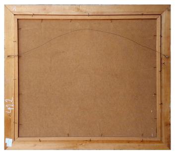 Geplukte kip op de tafel 1975