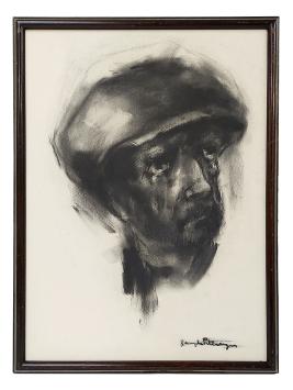 Houtskooltekening van Remy de Pillecyn kopen