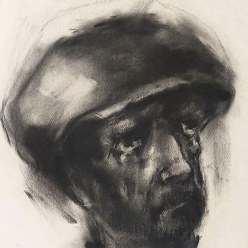 Kunstwerkje op papier van Remy de Pillecyn