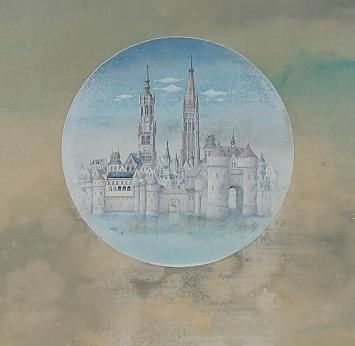 Renaat Bosschaert met collage