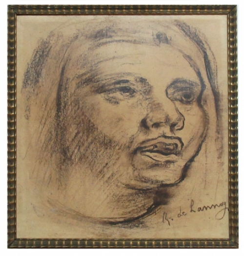 Tekening van de Belgische kunstenaar René De Lannoy