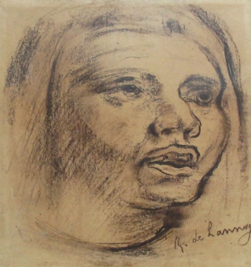Tekening van René De Lannoy  kopen
