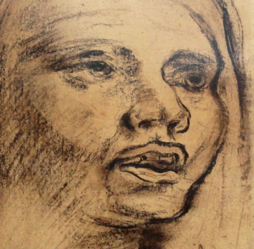 Tekening van de Belgische kunstenaar René De Lannoy