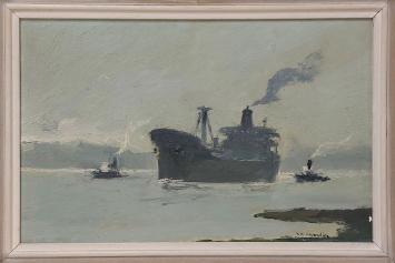 Schilderij van de Belgische kunstenaar René Marie Dujardin kopen