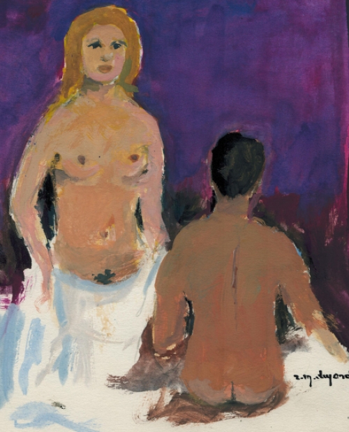 Schilderij van de Belgische kunstenaar René Marie Dujardin kopen