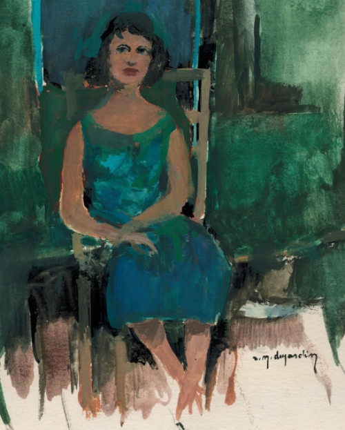 Schilderij van de Belgische kunstenaar René Marie Dujardin kopen