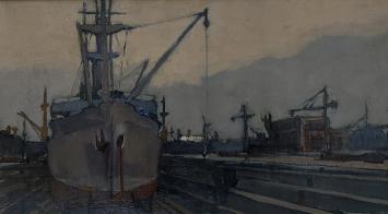 Kunstwerk van de Antwerpse schilder René Engelen