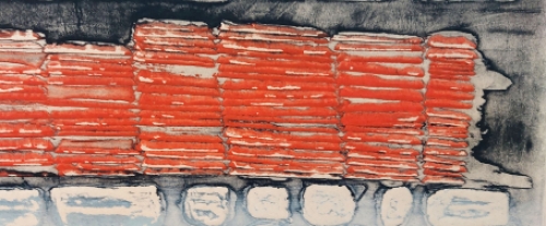 Kunstwerkje van de Belgische graficus René Mels