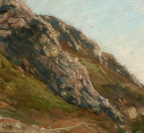 Schilderij van de Belgische kunstschilder René Raucq