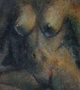 Schilderij van de Belgische kunstenaar René Saey