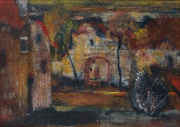 Schilderij van de Belgische kunstenaar René Saey