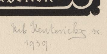 Een kaart voor Pasen uit 1939