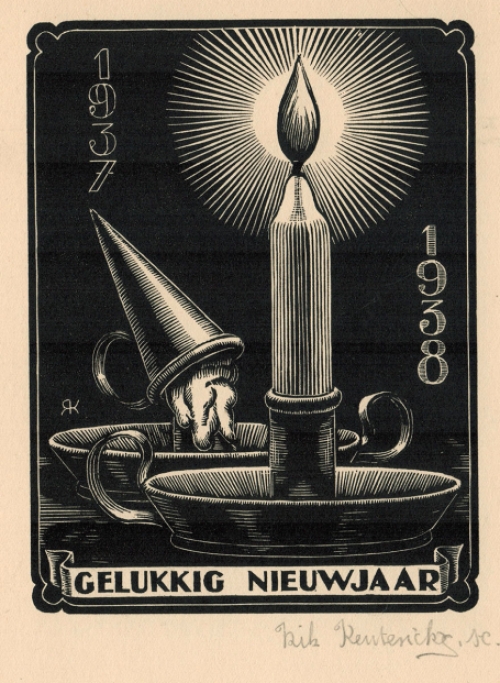 Een houtgravure van de kunstenaar  Rik Keuterickx kopen