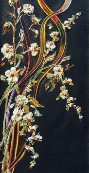 Belgische kunstschilder Rik Versonnen met werk uit 1989