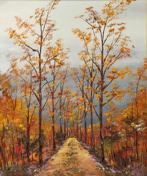 Olieverfschilderij van de Belgische kunstschilder Marcel Ringelé