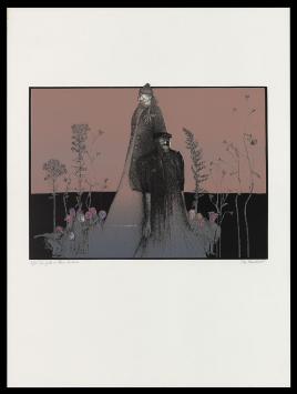 Gesigneerde litho van Blanckaert rita