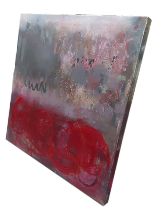 Groot abstract kunstwerk