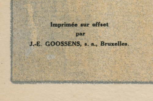Lithographie originale rehaussée 1926 Pl 7