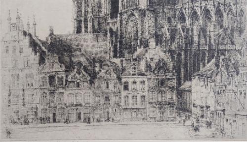 Belgische etser en tekenaar Romain Malfliet