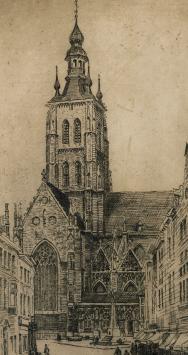 Belgische etser en tekenaar Romain Malfliet