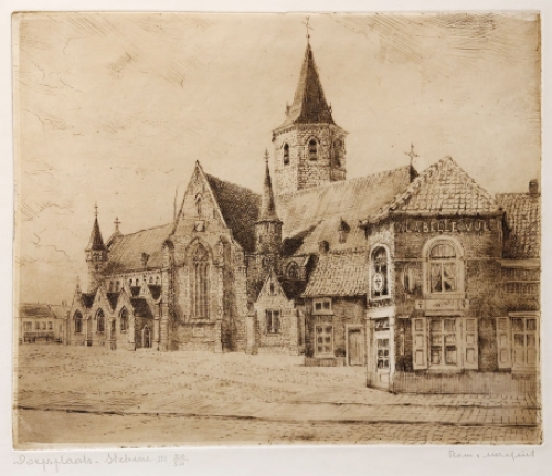 Genummerde ets van Malfliet kopen