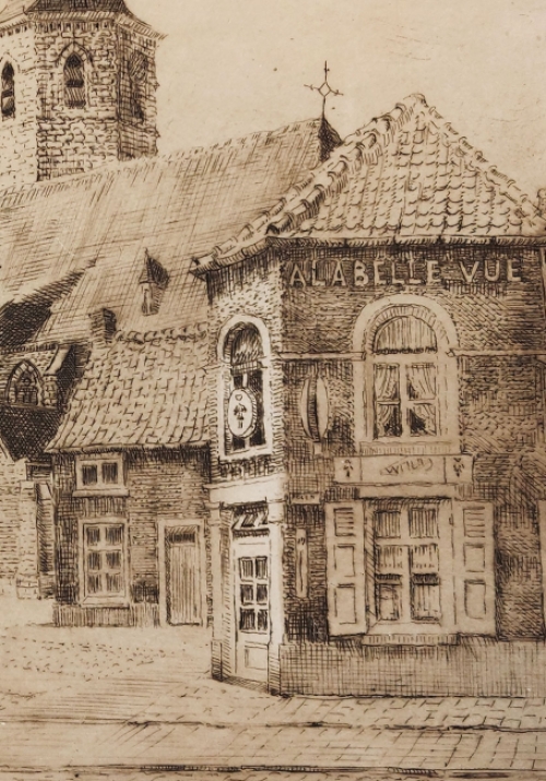 Belgische etser en tekenaar Romain Malfliet