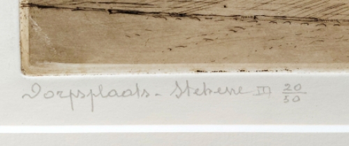 Landelijke etsen kopen van Romain Malfliet