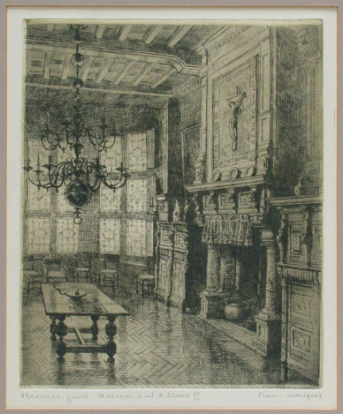 Belgische etser Romain Malfliet