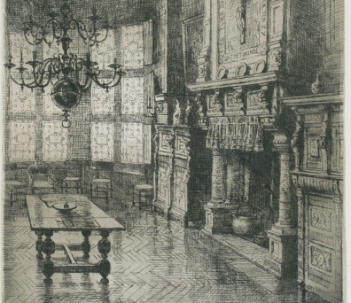 Belgian etcher Romain Malfliet