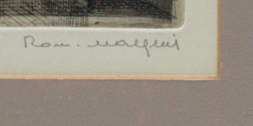 Belgische etser en tekenaar Romain Malfliet