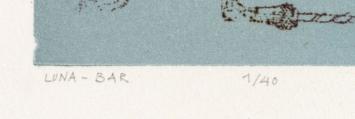 Zeefdruk en ets, Luna-Bar 1/40