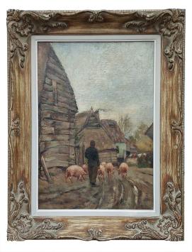 Schilderij van Louis Robbe kopen met dieren