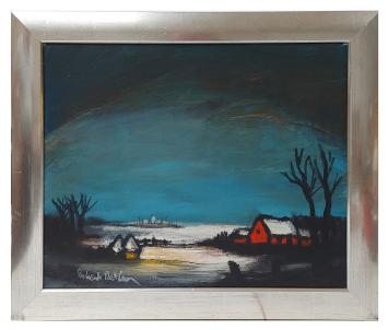 Olieverfschilderij van R. De Man