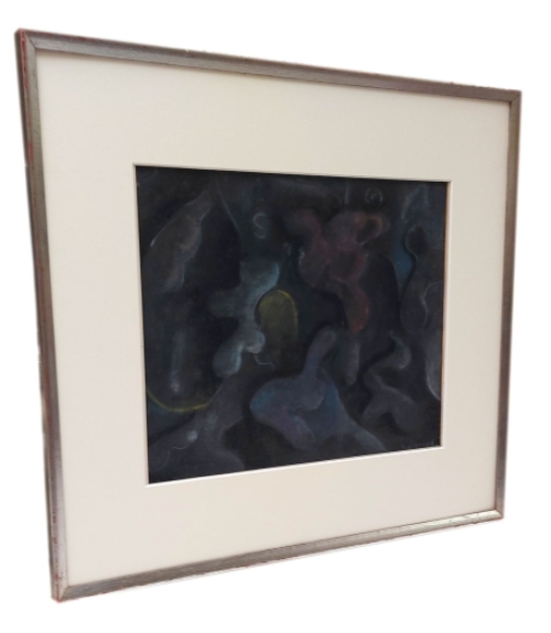 Abstract werkje verwrongen figuren