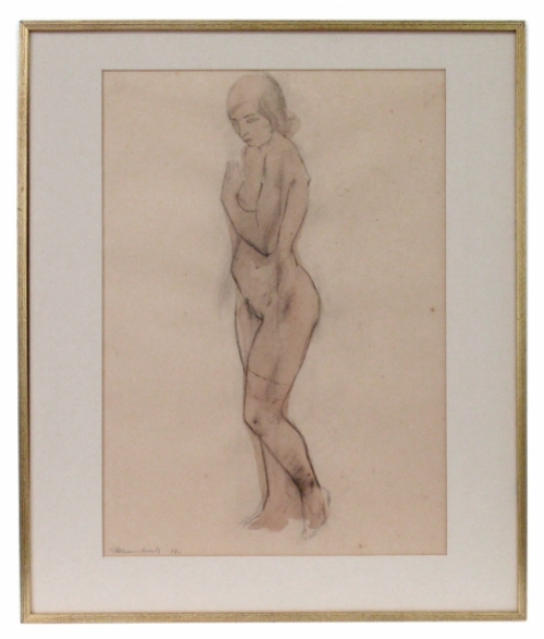Tekening van de Belgische kunstenaar Robert Van Cauwenberghe