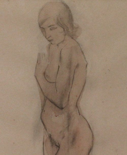 Tekening van de Belgische kunstenaar Robert Van Cauwenberghe