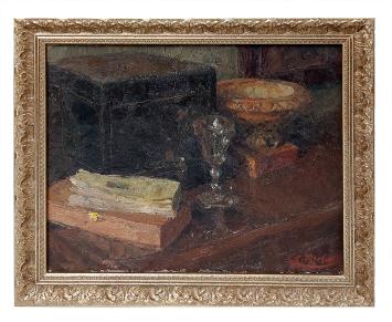 Stilleven van de kunstenaar Ernest Rocher