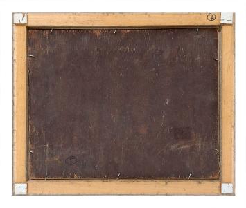 Stilleven, houten kistje, boek en glas +/- 1933