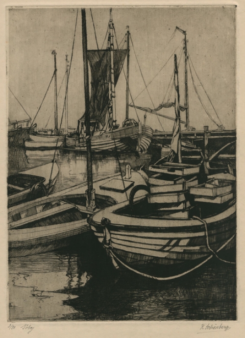 Belgische etser Rodolphe Schönberg