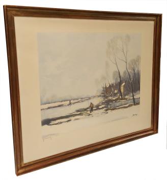 Winter aan de vijver Saverys 171/350