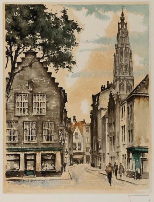 Litho van R. Hebbelinck aanschaffen