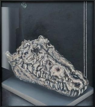 Schilderij uit 1969 van de kunstschilder Roger Nellens